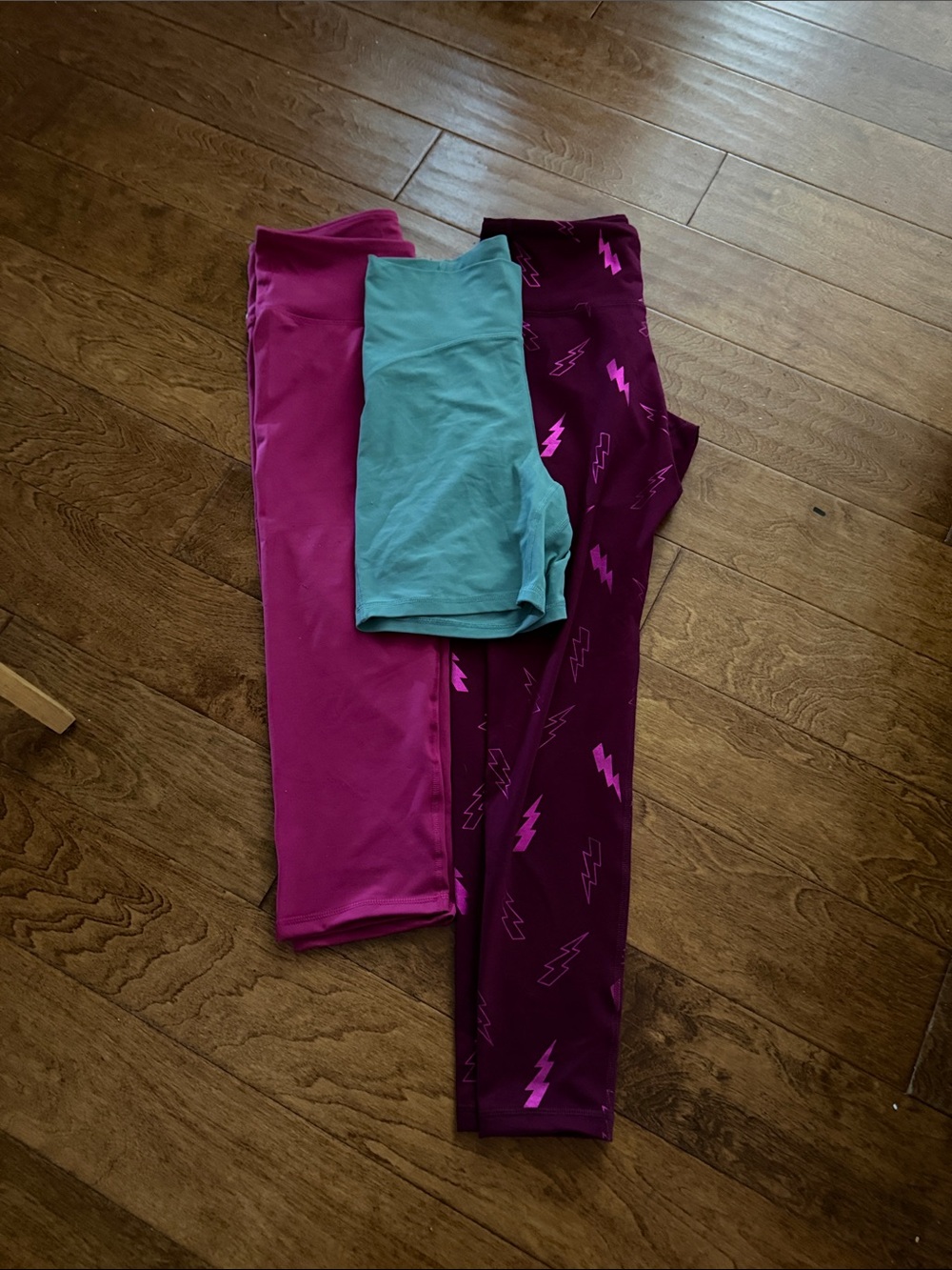 Old Navy Athletic Bottoms Set of 2 Leggings and 1 Bike Short